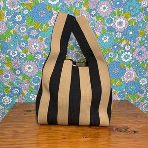 ##NWT## DEHOME Stripe Woven Tote Bag